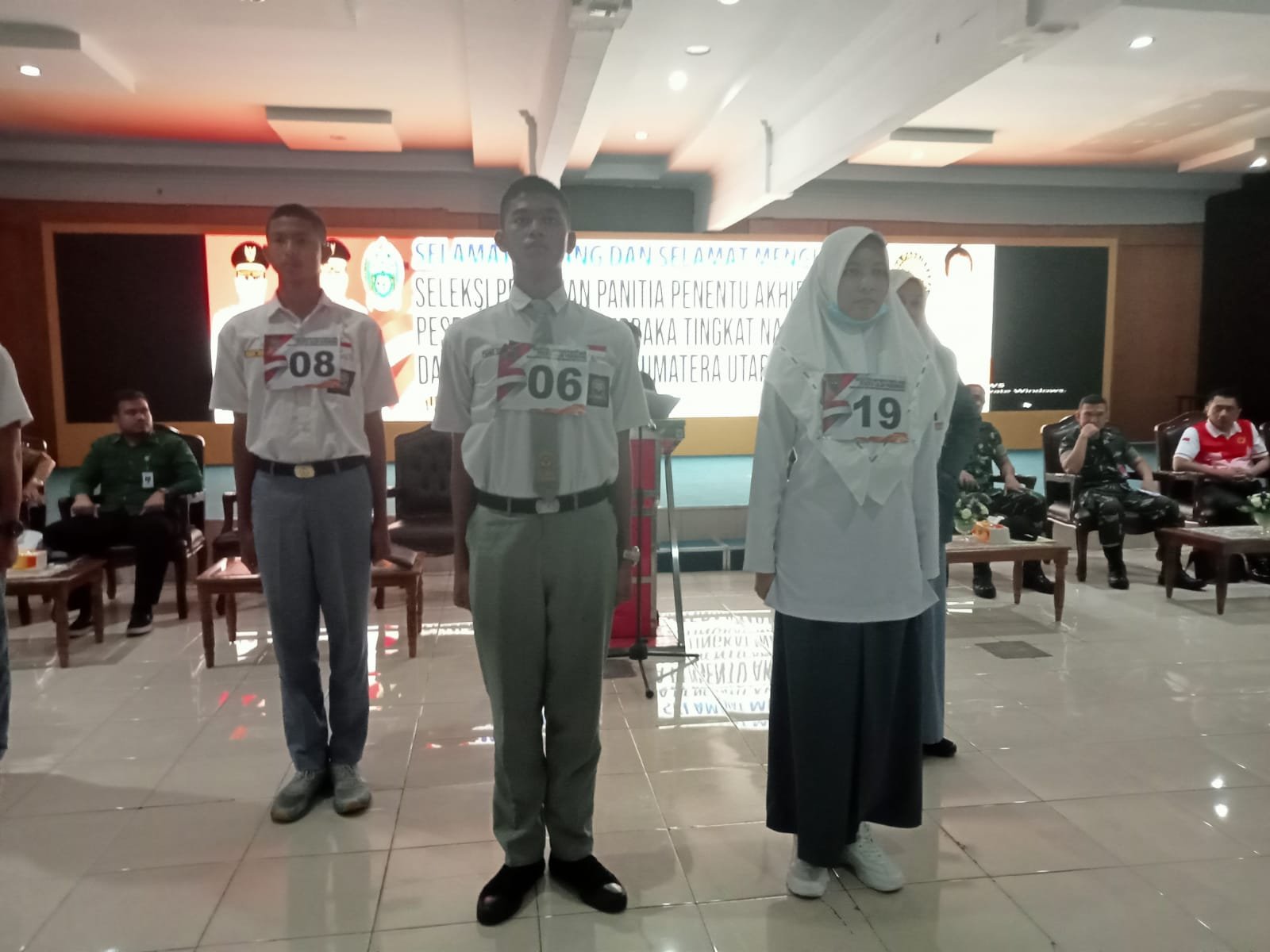 Mario Adyaksa sihombing lulus seleksi Paskibra tingkat Nasional, Walikota Irsan Nasution : Mohon Doa Agar Mereka Tetap Sehat