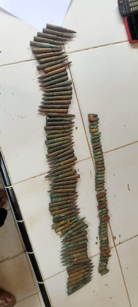 Kapolsek Hutaimbaru Amankan Ratusan Peluru Tajam Padangsidimpuan