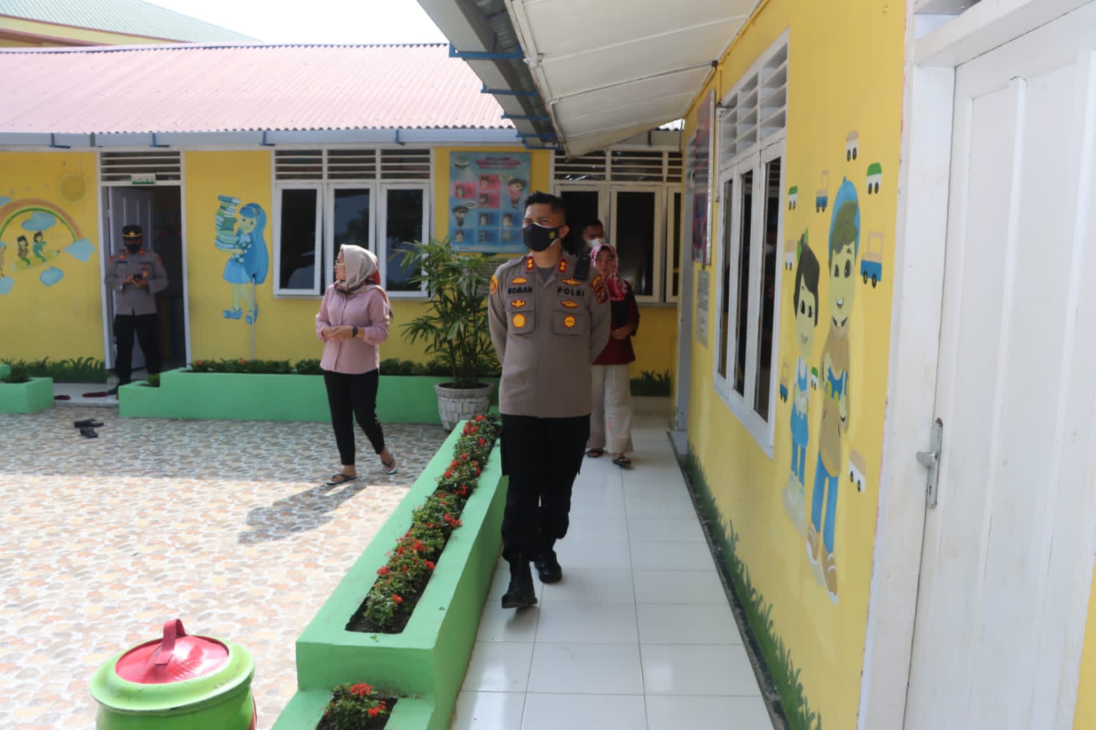 Kunjungi TK Bhayangkari di Gunungtua, Ini Atensi Kapolres Tapsel