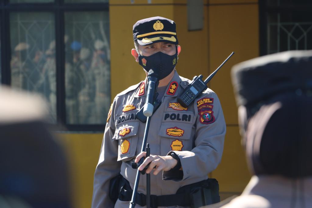 Polres Tapsel Kerahkan Puluhan Personel Pengamanan Peringatan Kenaikan Isa Al-Masih