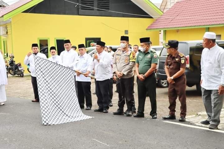 Kapolres Padangsidimpuan Hadiri Acara Manasik Akbar Calon Jamaah Haji