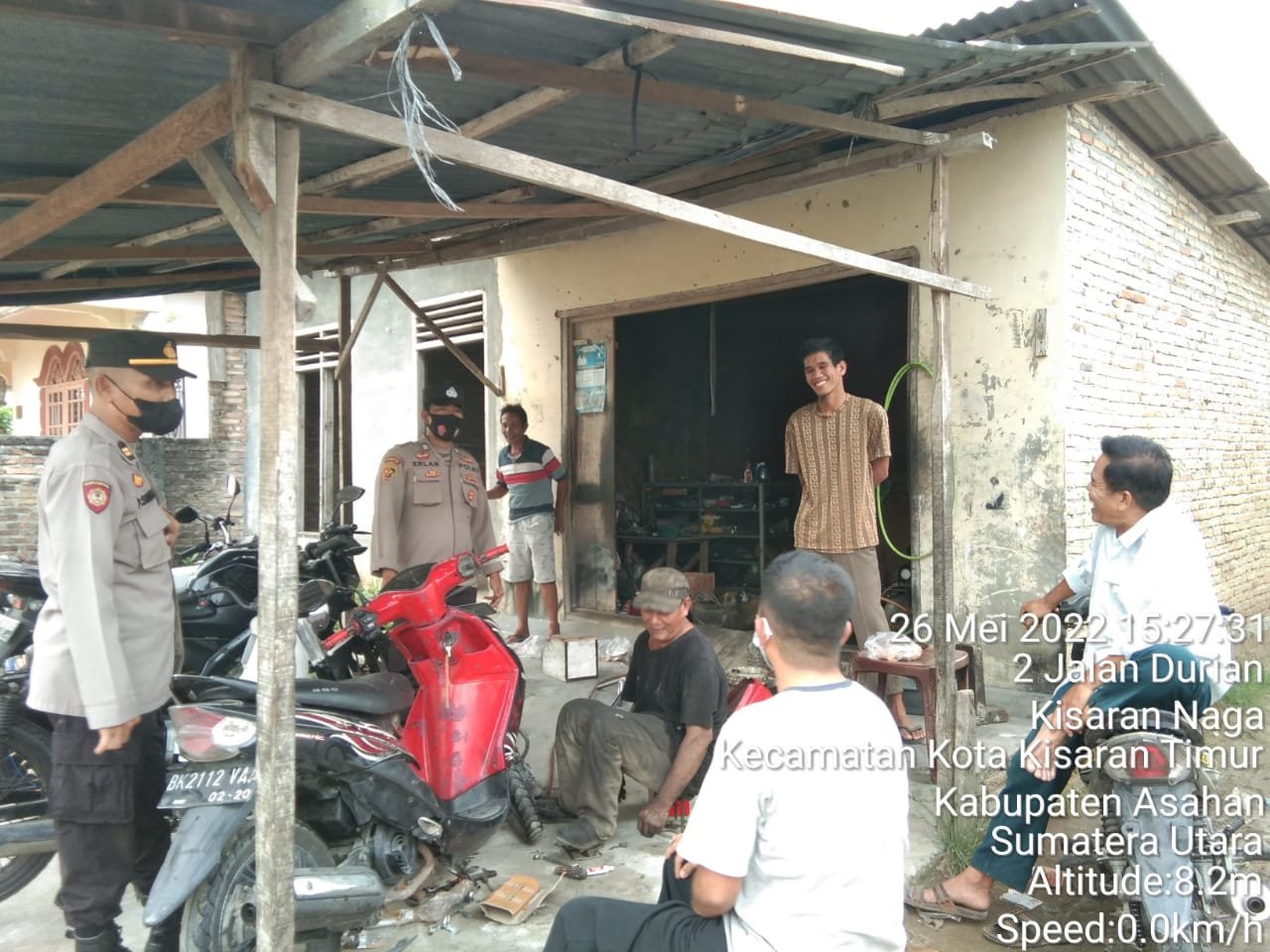 Kasubag Faskon Log Polres Asahan Ajak Masyarakat  Berpartisipasi Jaga Kamtibmas