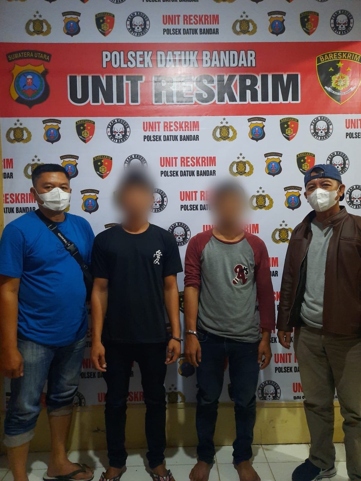 Kompak Mencuri, Dua Sekawan Nginap di Hotel Prodeo Polsek Datuk Bandar Polres Tanjung Balai