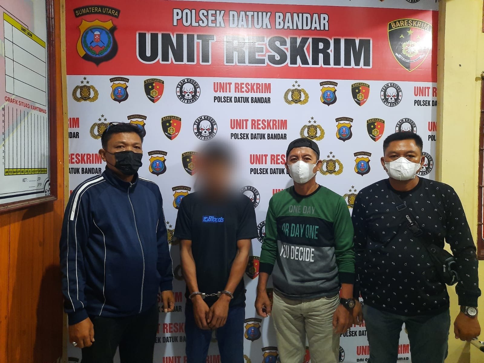 Reskrim Polsek Datuk Bandar Polres Tanjungbalai Ringkus Pencuri Uang Rp12 Juta Usai Foya Foya