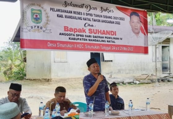 Suhandi Lubis Siap Menampung Aspirasi Masyarakat Sinunukan II