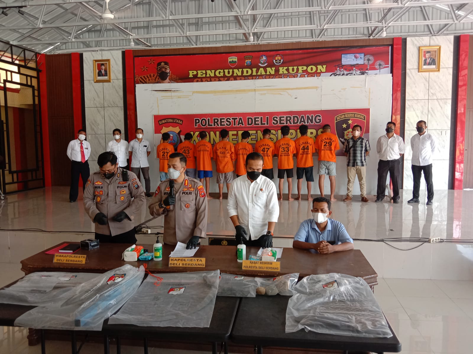 Kapolresta Deli Serdang Warning Orang Tua Geng Motor 