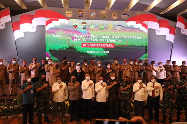 Forkopimda Madina Hadiri Rapat Koordinasi Percepatan Realisasi APBD - 2022
