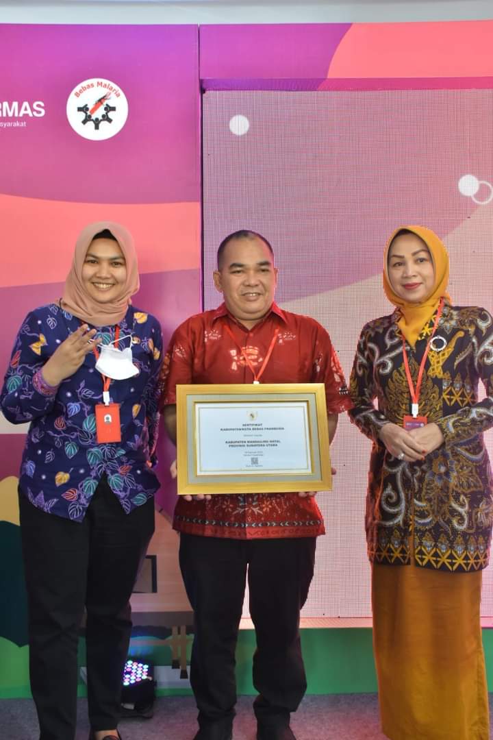 Pemkab Madina Terima Penghargaan Kabupaten Bebas Frambusia