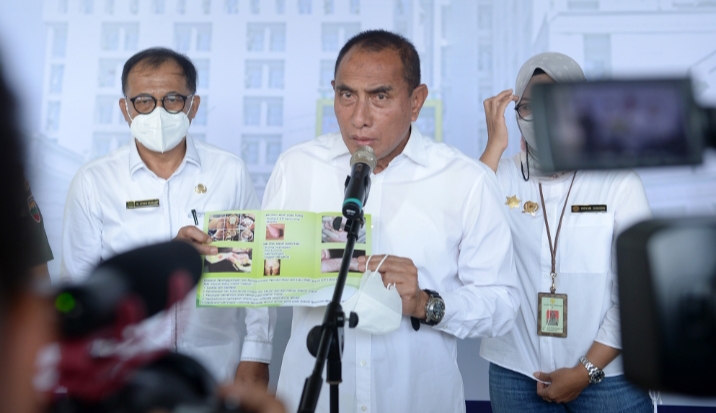 Kasus PMK Terkendali, Gubernur Edy Rahmayadi Yakinkan Konsumsi Daging Aman