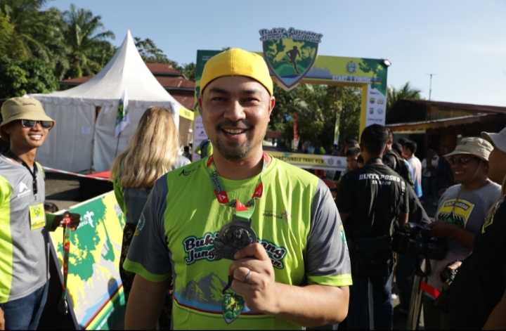 Ikuti Bukit Lawang Jungle Trail Run, Sultan Djorghi Ingin Kembali ke Bukit Lawang dengan Keluarga