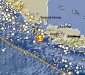 Tanggamus Lampung Diguncang Gempa Bumi 5,4 Magnitudo