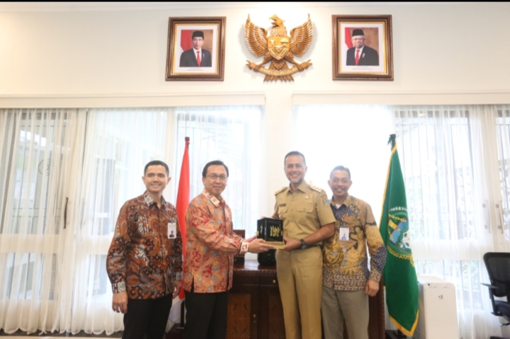 Silaturahmi dengan Regional CEO BSI Sumut, Musa Rajekshah Harap Bank Syariah Bangkitkan Ekonomi Umat