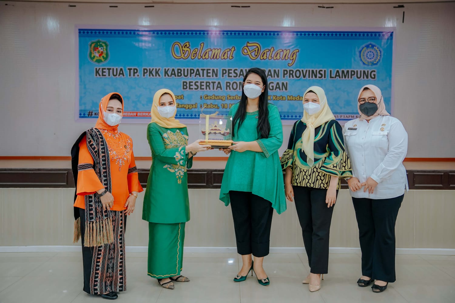 TP PKK Pesawaran Minta Masukan Ketua TP PKK Medan