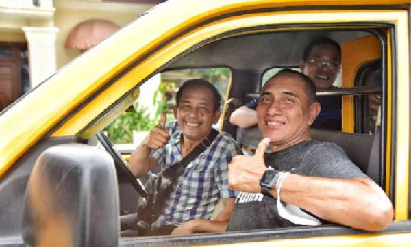 Usai Olahraga Gubsu Edy Pulang Naik Angkot, Ginting Bahagia Tak Menyangka