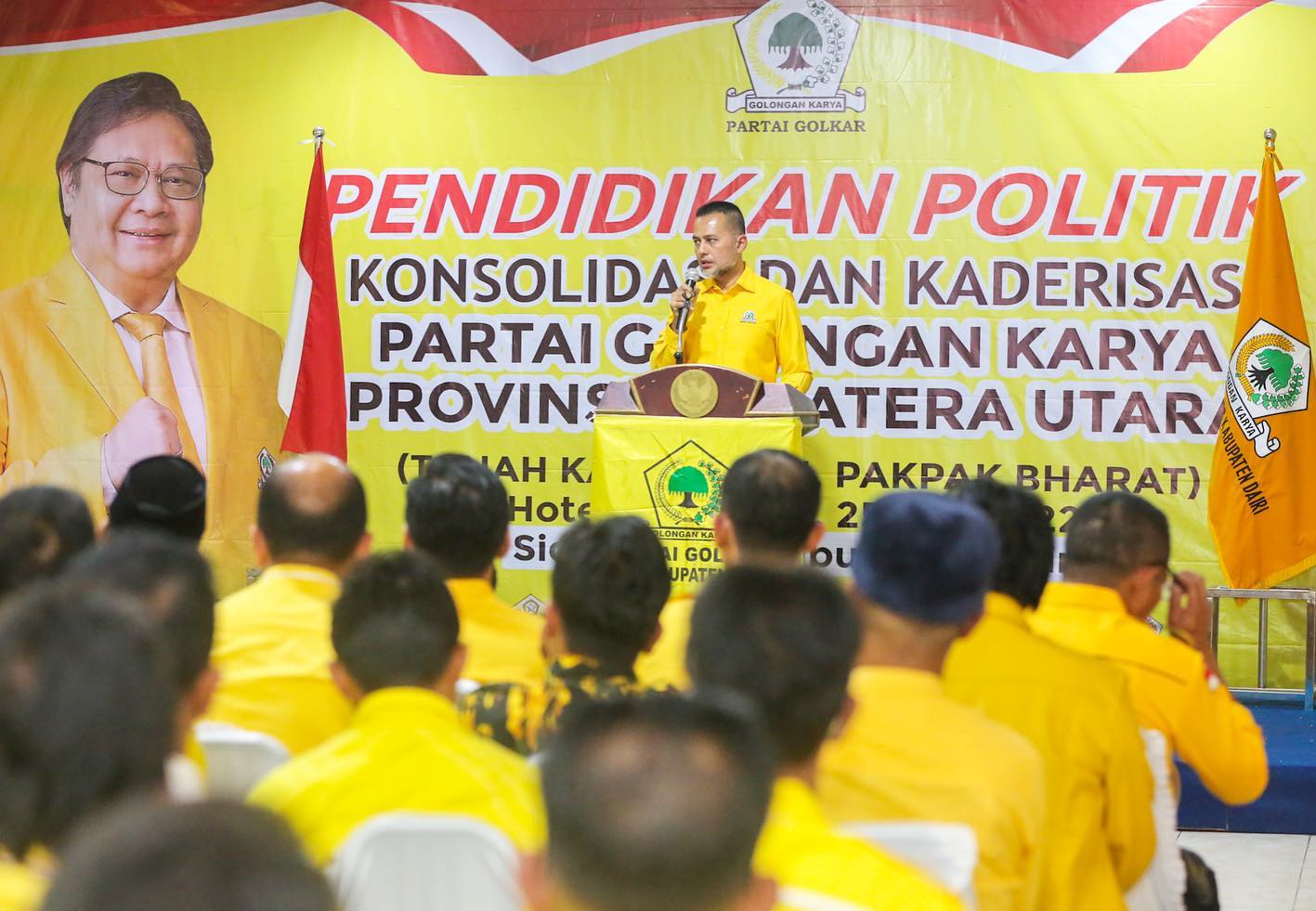 Konsulidasi ke Dairi Ijek Ajak Kader Partai Golkar Bangun Kebersamaan
