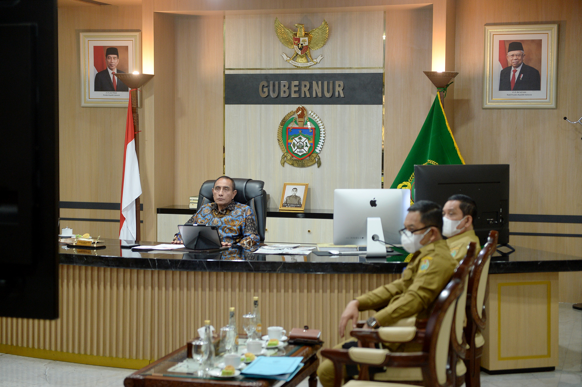 Gubernur Edy Rahmayadi Ikuti Rakornas PIP,  Siap Dukung Penggunaan Produk Dalam Negeri