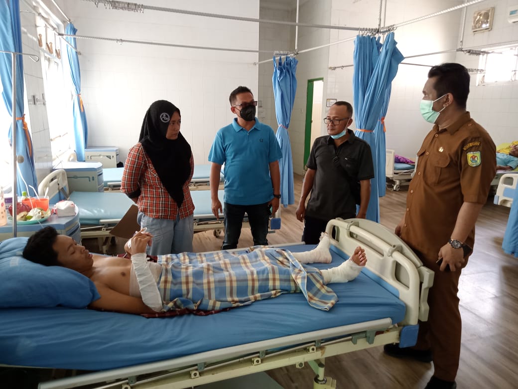 Rasa Kemanusiaan, PWI Sergai Bantu Fasilitasi Perawatan Davila Korban Luka Bakar ke RSUD Sultan Sulaiman