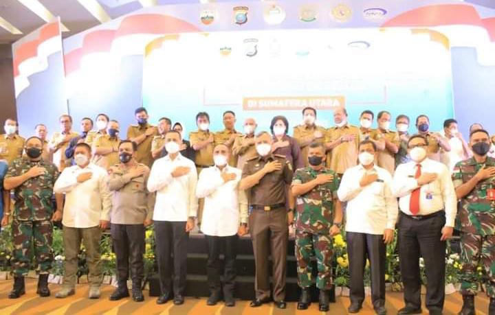 Bupati Labuhanbatu Ikuti Rapat Koordinasi Percepatan Realisasi APBD Kabupaten dan Kota Se-Sumatera Utara