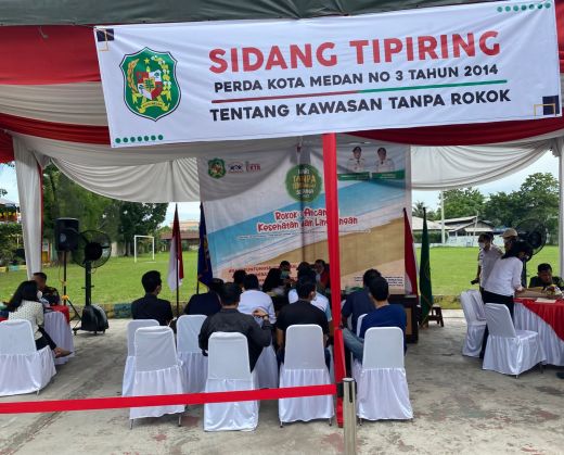 Tersandung Perda KTR,  8 OrangÂ  disidangkan secara Tipiring di Medan