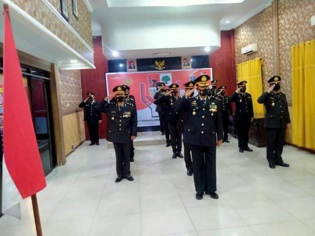 Polres Madina Ikuti Upacara Harlah Pancasila Secara Virtual