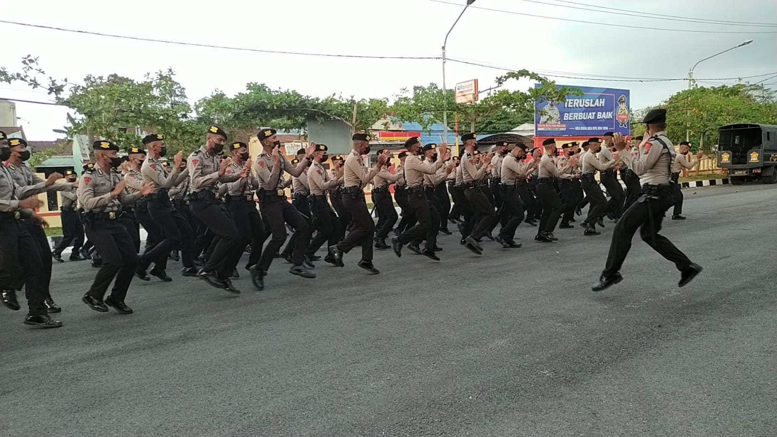 Polresta Deli Serdang Terima Latihan Kerja Siswa Diktukba Polri Gel I  SPN Hinai Polda Sumut