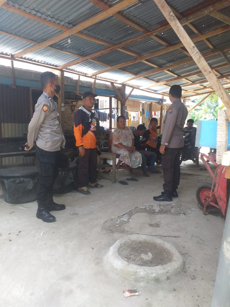 Personel Polsek Prapat Janji Polres Asahan Ajak Masyarakat Jaga Kamtibmas