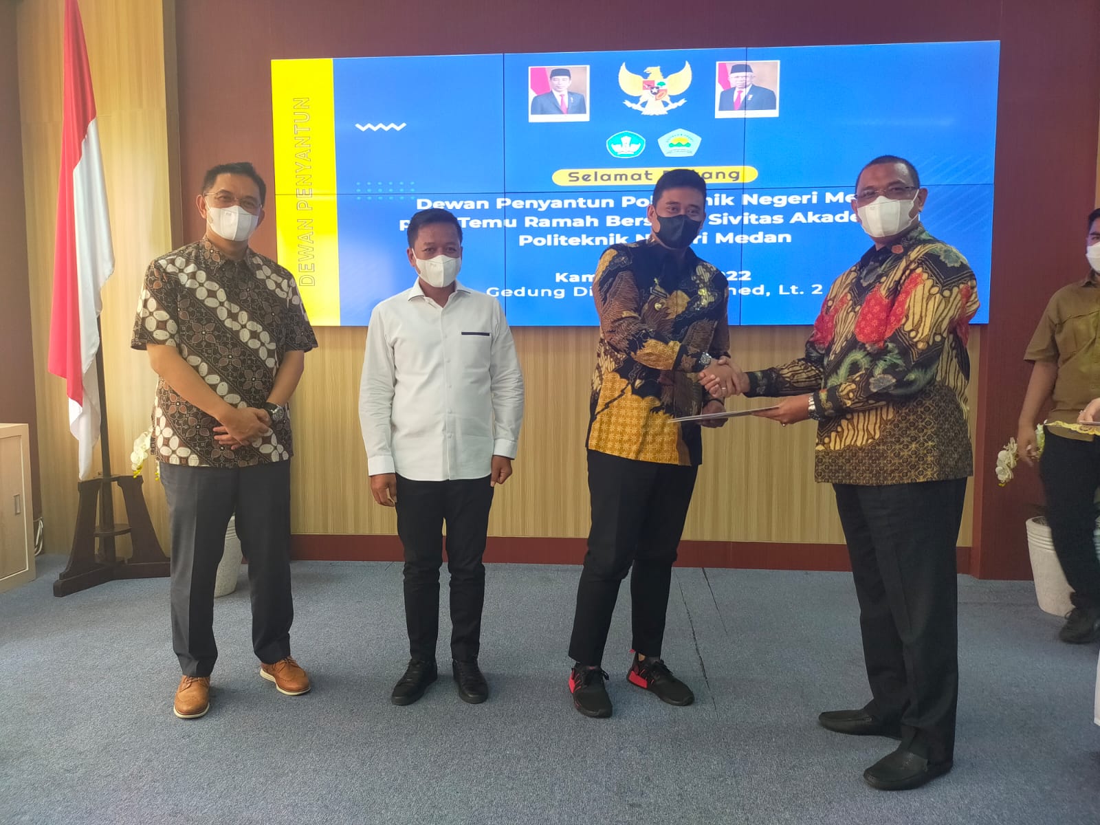 Wali Kota Bobby Nasution Diangkat Sebagai Dewan Penyantun Polmed