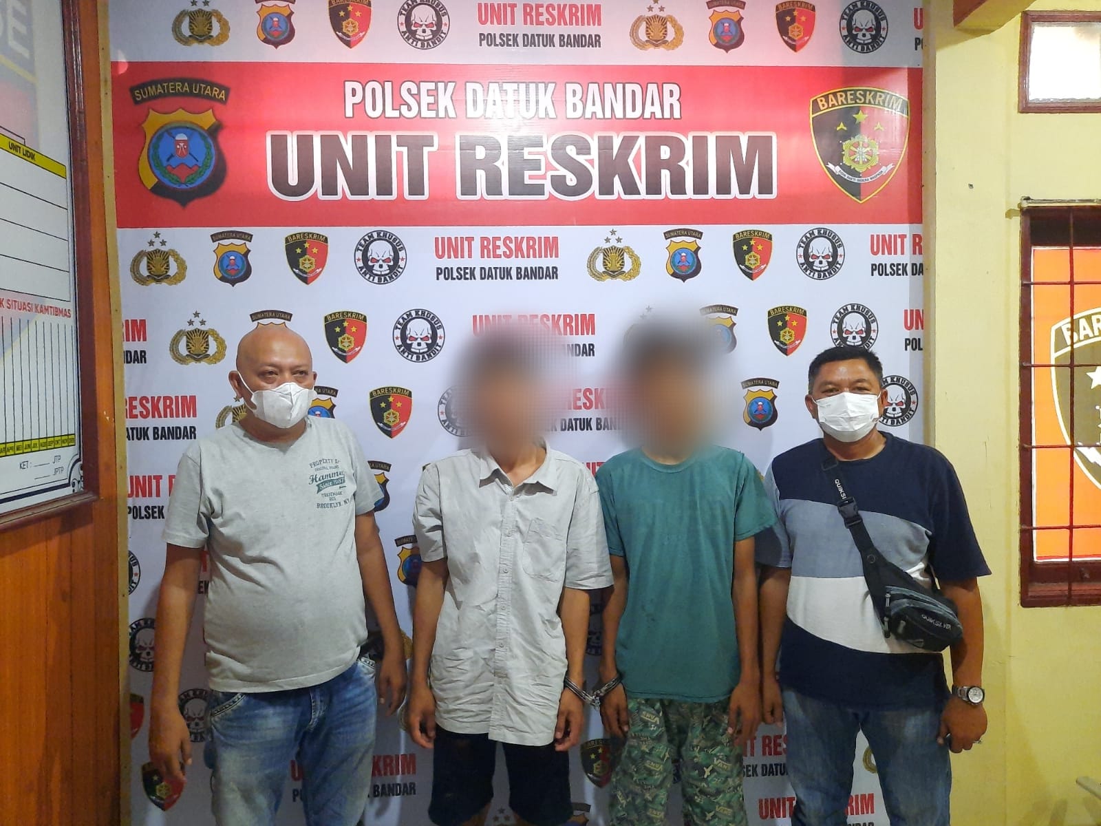Reskrim Polsek Datuk Bandar Polres Tanjungbalai Ringkus Dua Sekawan yang Kompak Mencuri