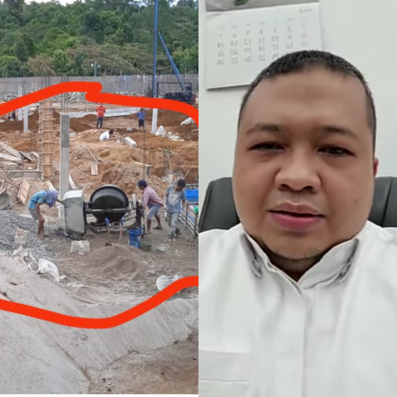 Bupati Tapsel Kecolongan,Rekanan Tidak Patuhi K3