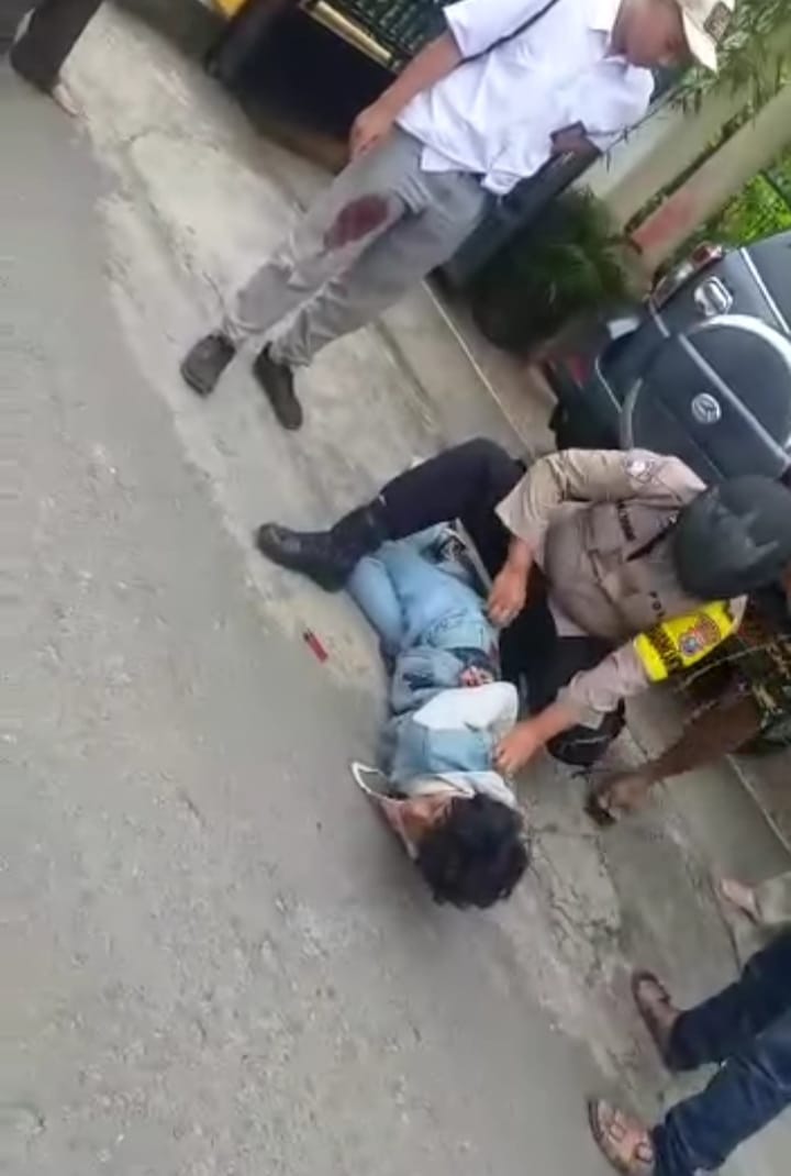 Dramatis, Bhabinkamtibmas Polres Padangsidimpuan Sukses Amankan Pelaku Penikaman