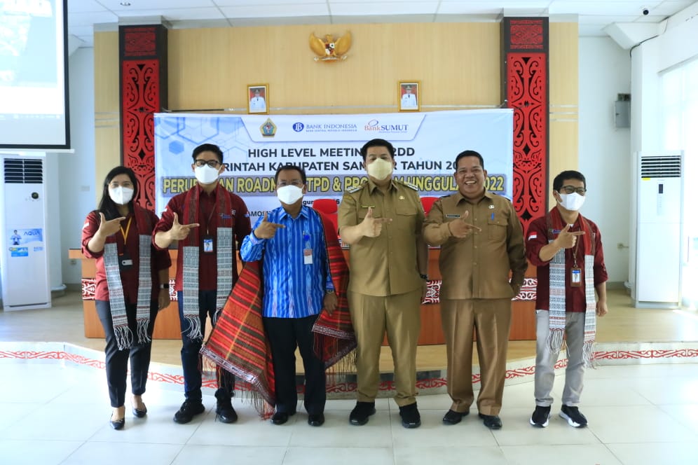 Bupati Samosir Buka High Level Meeting Tim Percepatan dan Perluasan Digitalisasi Daerah