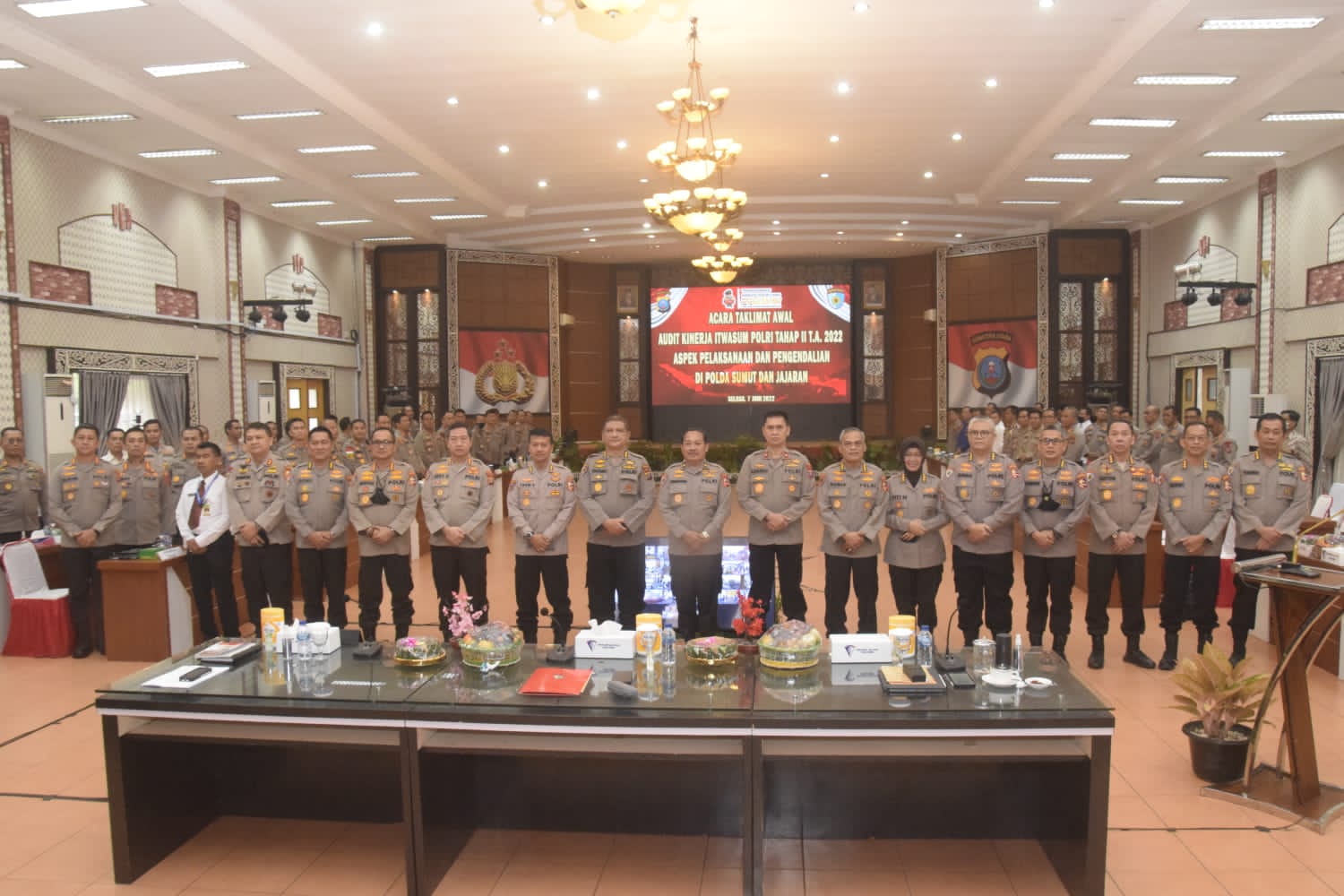 Irwil I Itwasum Polri Buka Taklimat Awal Wasrik Rutin Tahap II T.A 2022 Polda Sumut