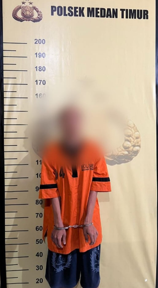 Nekat Bobol Kos Kosan, Pria ini ditangkap Tekab Polsek Medan Timur
