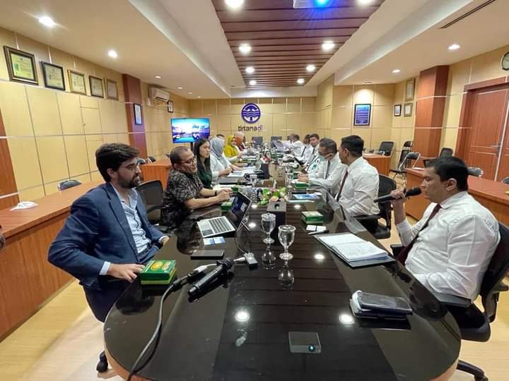 Dirut Tirtanadi Menerima Kunjungan Perusahan Air Minum Suez Prancis