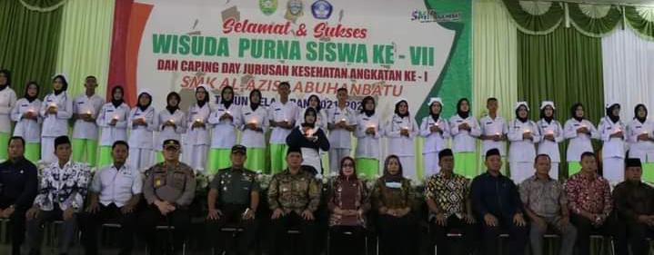 Bupati dan Wabup Labuhanbatu Hadiri Wisuda Purna Siswa Jurusan Kesehatan SMK Al-Azis