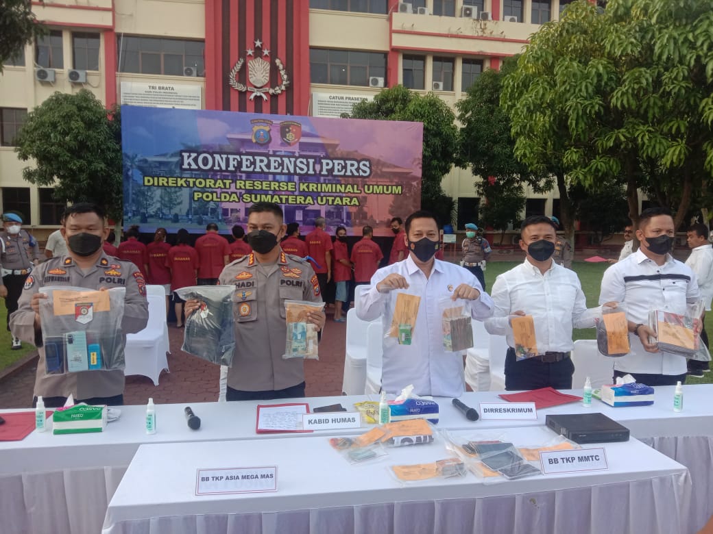 Gerebek judi Komplek Asia Mega Mas dan MMTC, 19 Orang Ditahan 5 Terkonfirmasi Covid-19