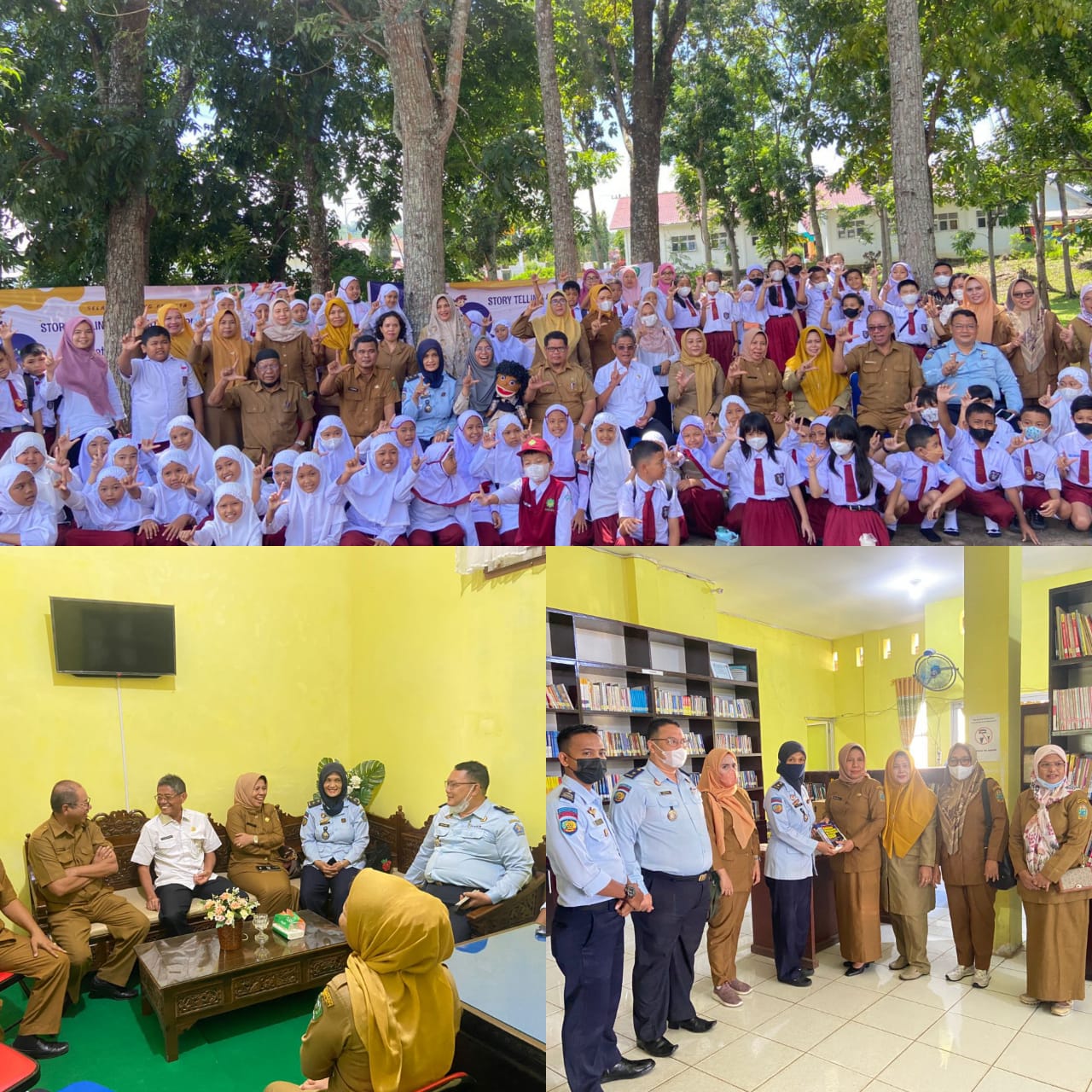 Lapas Kelas IIB PSP Kanwil Kemenkumham Sumut Terima Bantuan Buku Bacaan Dari Dinas Perpustakaan dan Arsip Provsu