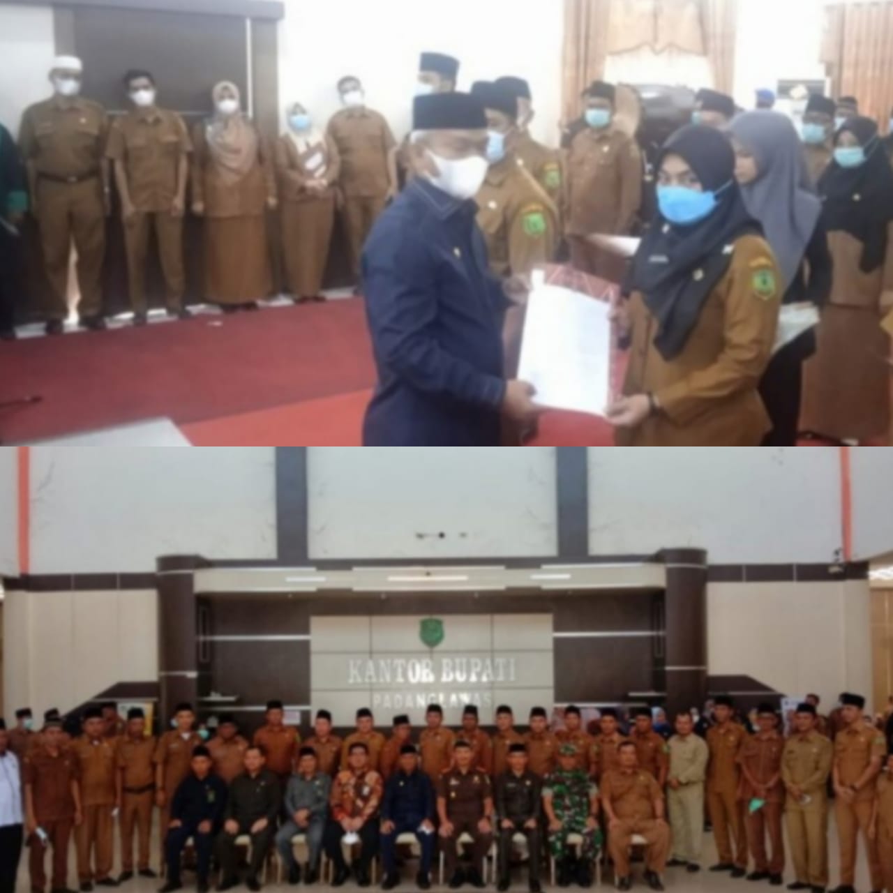 Plt Bupati Palas Lantik 36 Pejabat Administrator Lingkungan Pemkab Palas