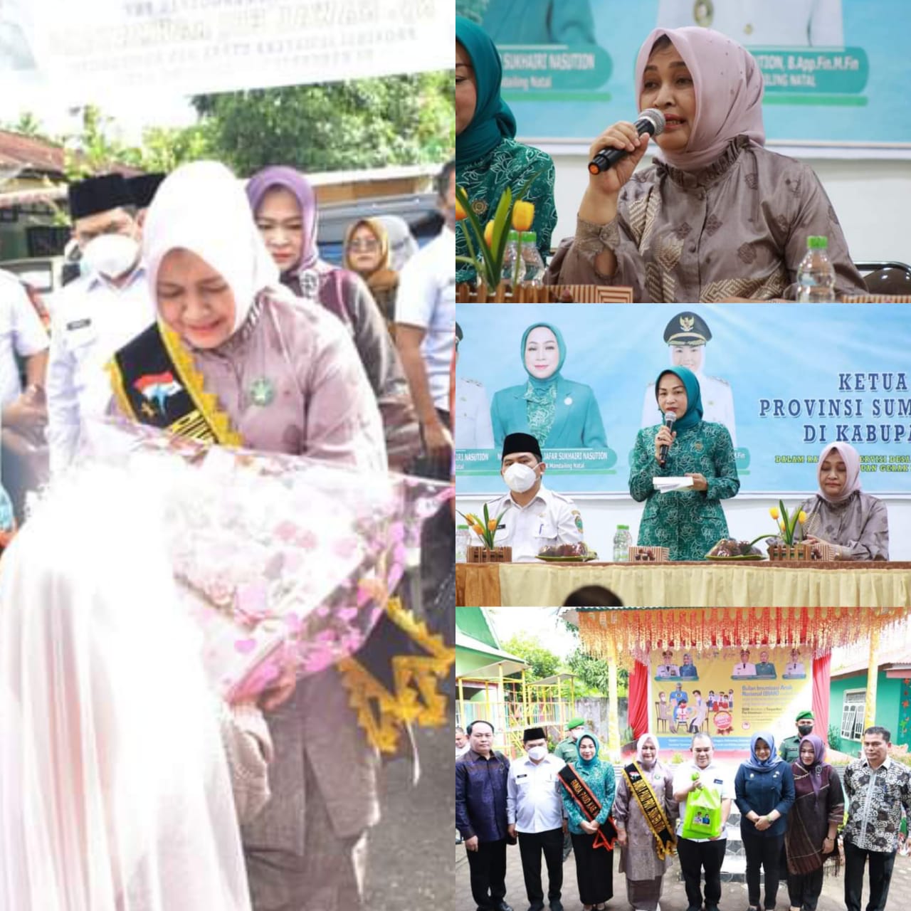 Ketua TP PKK  Provinsi Sumut , Supervisi Program TP PKK Mandailing Natal