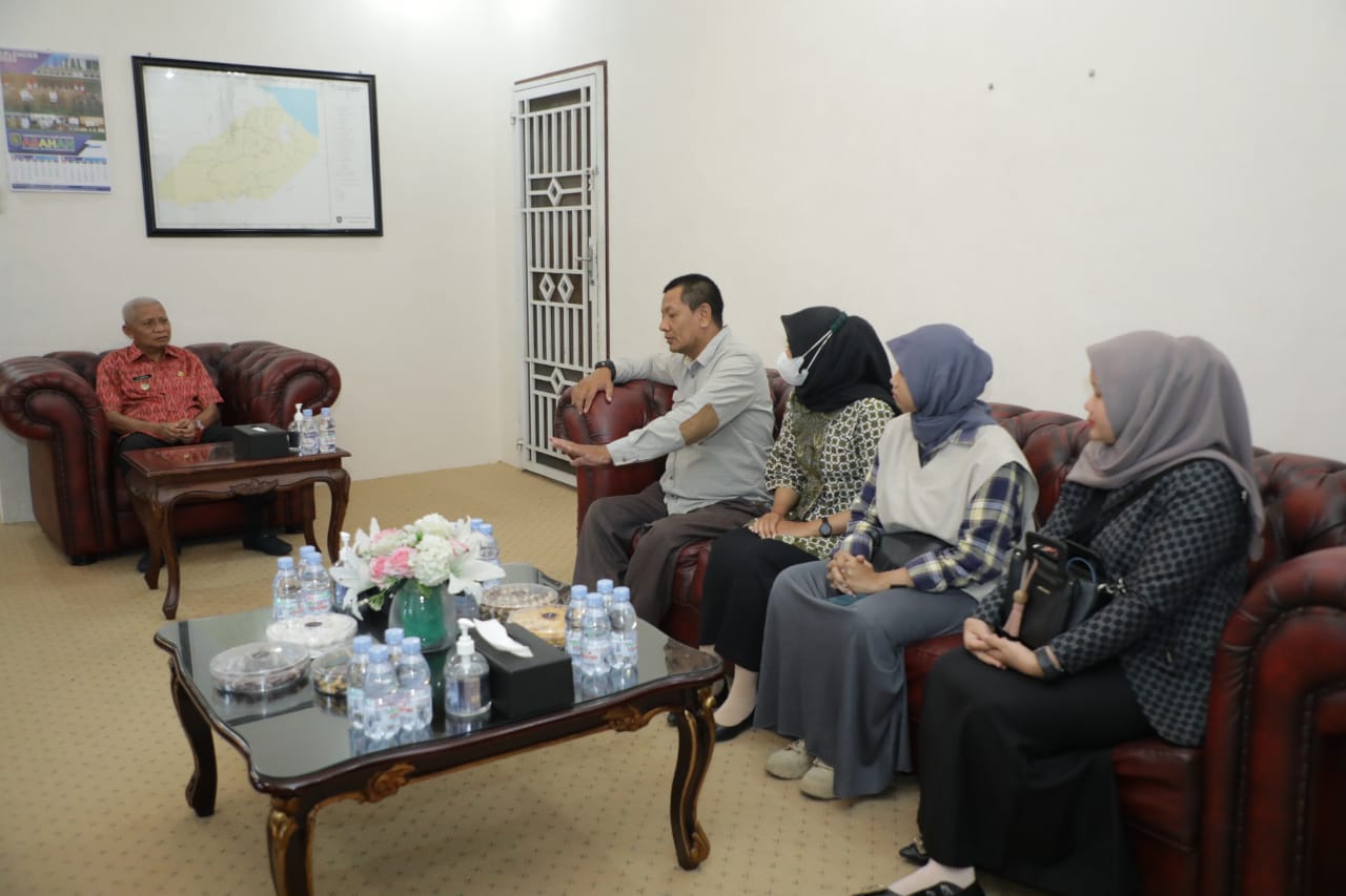 HMI Asahan Audiensi Dengan Bupati Asahan Minta Pemkab Asahan Dukung LK2/Intermedia Training nasional