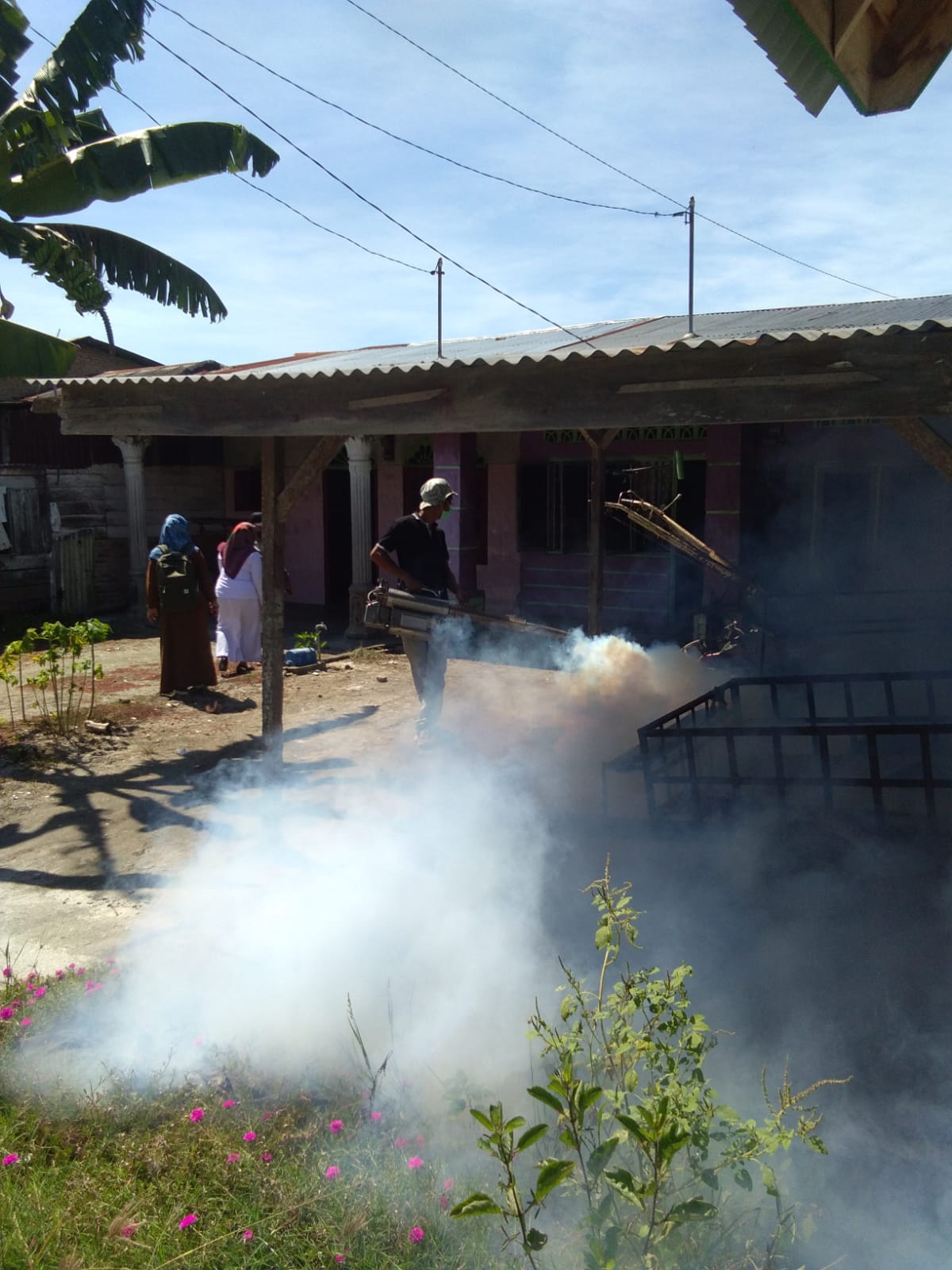 Lakukan Fogging di 4 Desa, Kadis Kesehatan Sergai Minta Masyarakat Jaga Kebersihan