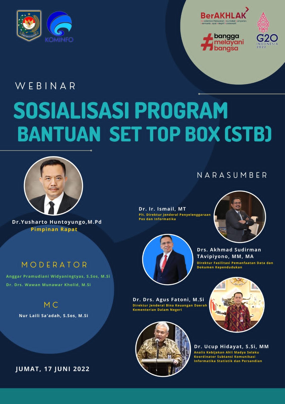 Plt. Dirjend Penyelenggaraan Pos dan Informatika Kemkominfo Ismail : Satu Rumah Hanya Menerima satu STB