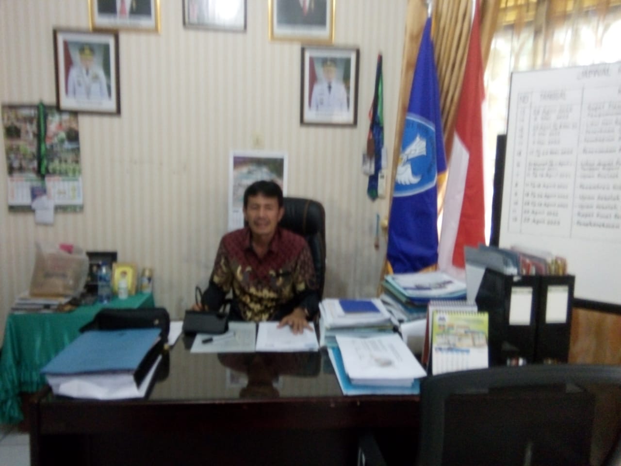 Kepsek SMUN 13 Medan Muklis : Proses Belajar Mengajar SMUN-13 Sudah 100%