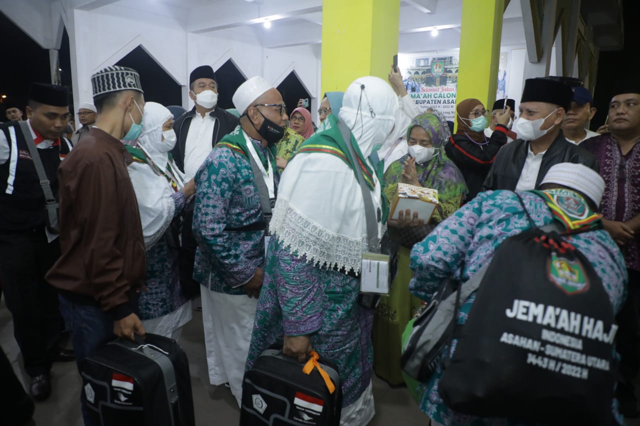 Bupati Asahan Lepas 161 Jemaah Calon Haji Kabupaten Asahan