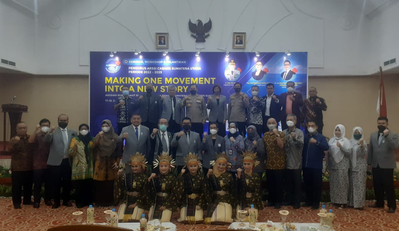 Kepengurusan Cabang ARSSI Sumut Periode 2022 - 2025 Dikukuhkan, Rumah Sakit Swasta Perioritas Akreditasi