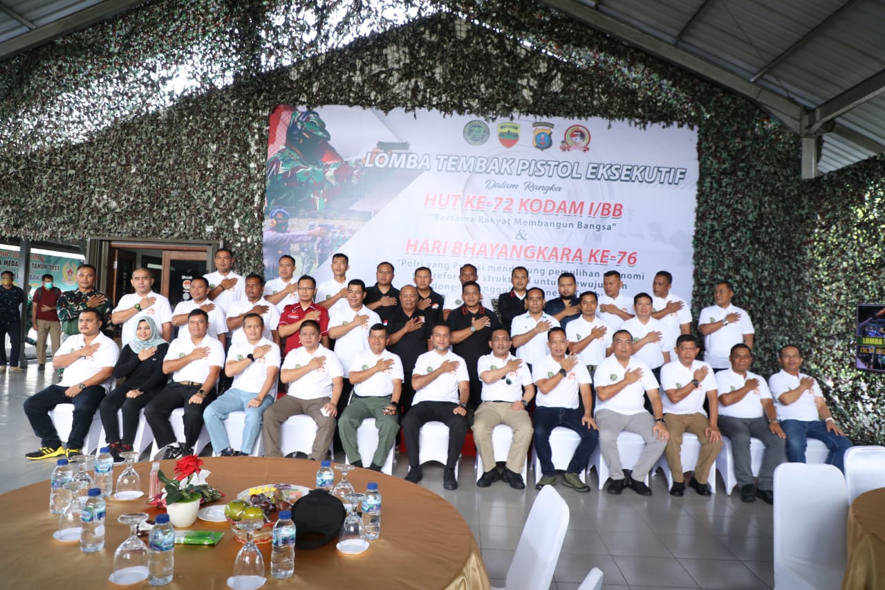 Polda Sumut dan Kodam I/BB Gelar Lomba Menembak, Kapoldasu: Tingkatkan Sinergitas TNI/Polri