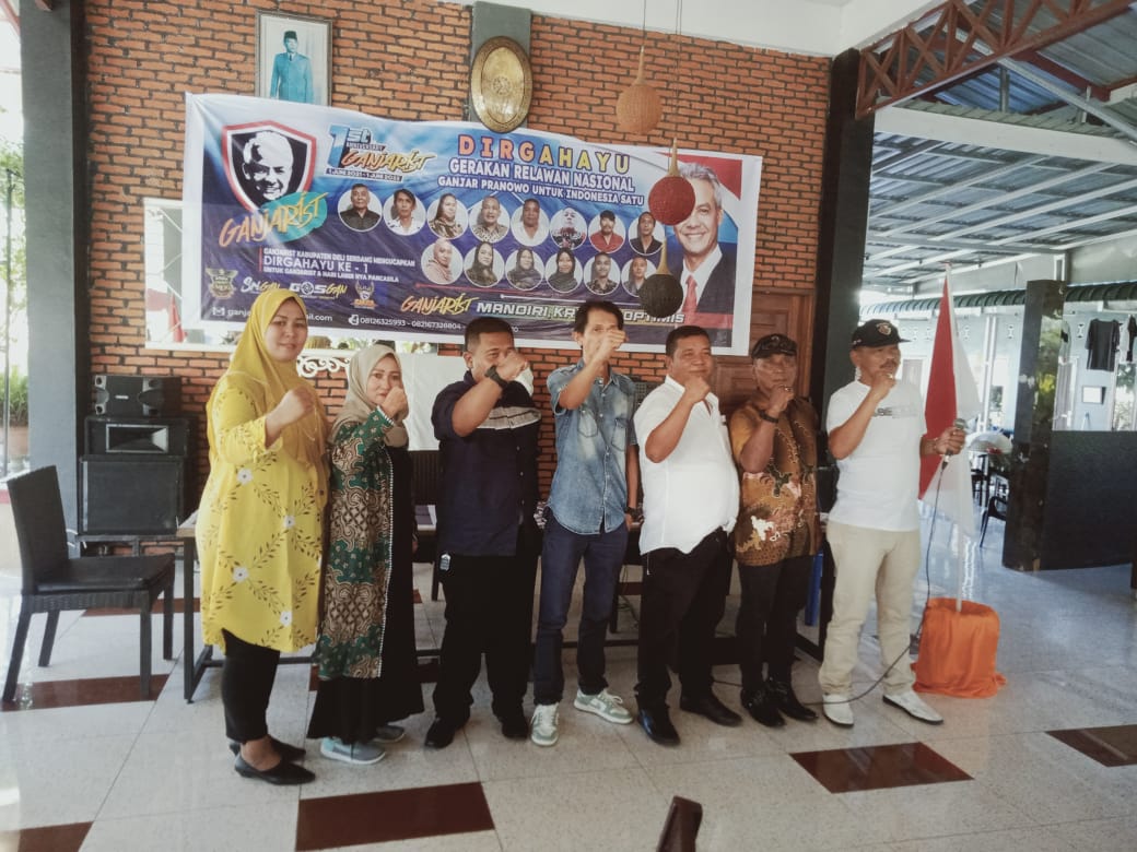 Ganjarist Dirgahayu Ke-1 Tahun Gerakan Relawan Nasional Ganjar Pranowo Untuk Indonesia Satu