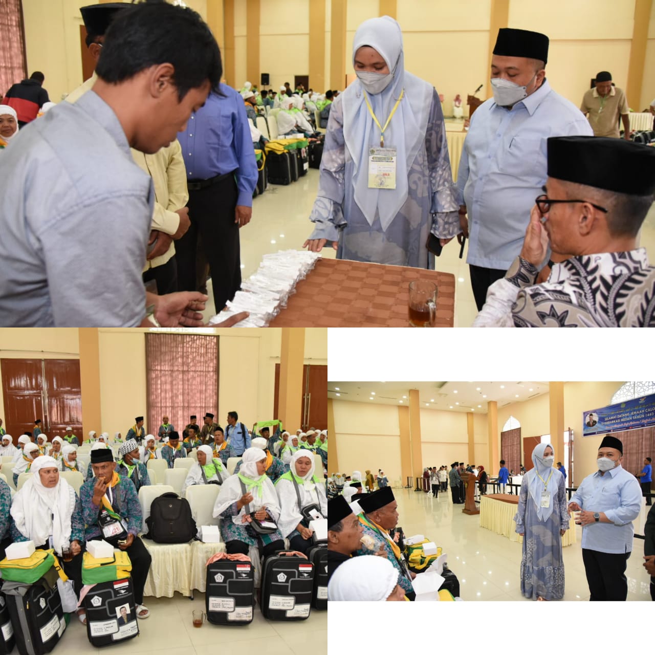 Dampingi Calhaj Hingga ke Medan, Bupati Tapsel : Insya Allah Menjadi Haji Mabrur
