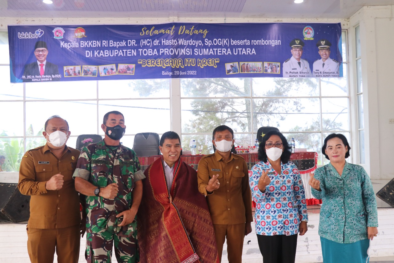 Harganas  XXIX Tahun 2022 di Kabupaten Toba , BKKBN RI Bersama  Pemkab Toba Fokus Atasi Stunting