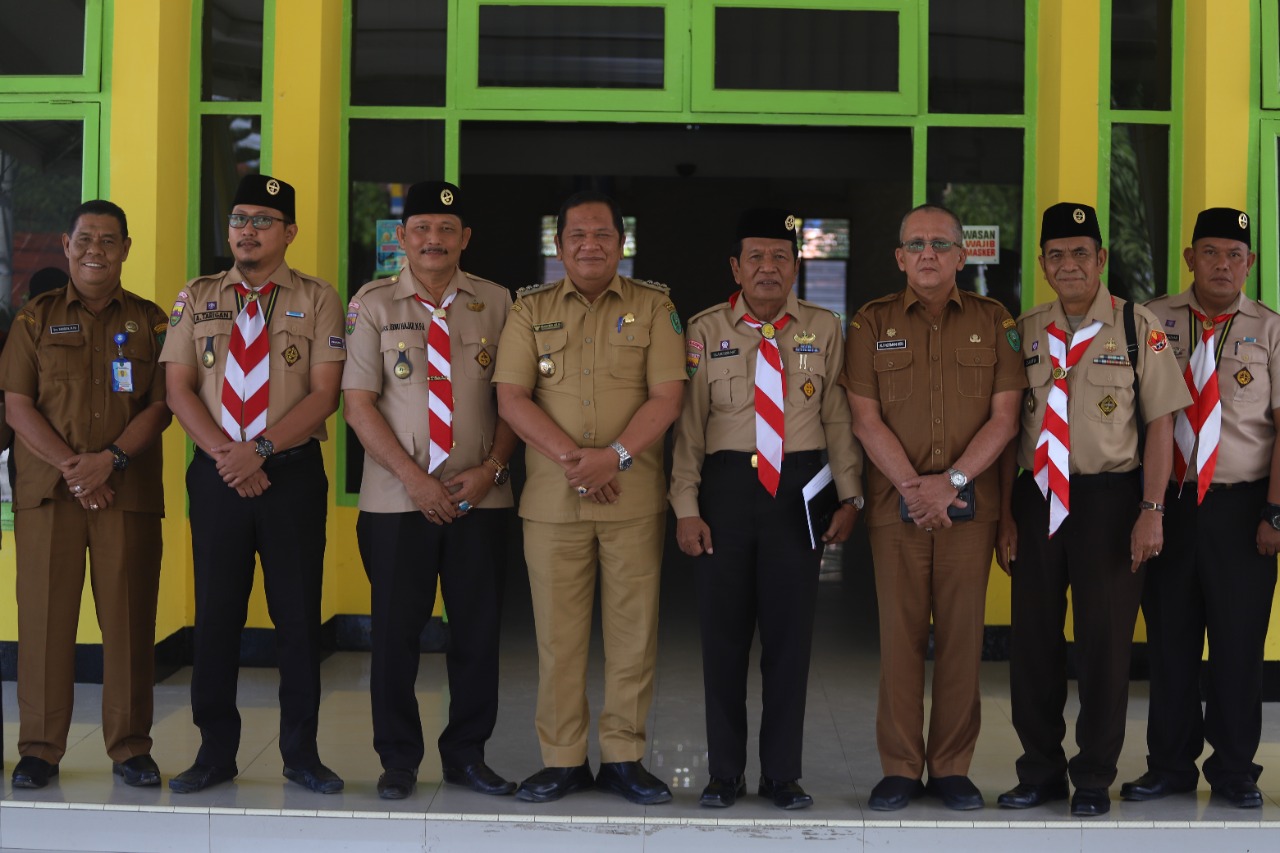 Pengurus Pramuka Kwarcab PSP audiensi dengan Walikota Padang Sidempuan Irsan Efendi Nasution